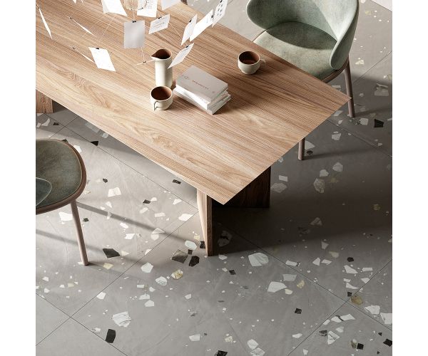 Tile - Ceramic-24X24 Schegge Cenere Rt