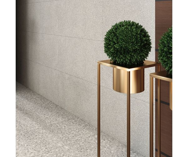 Tile - Ceramic-24''x24'' Terrazzo Calce Mini Nat. Rt