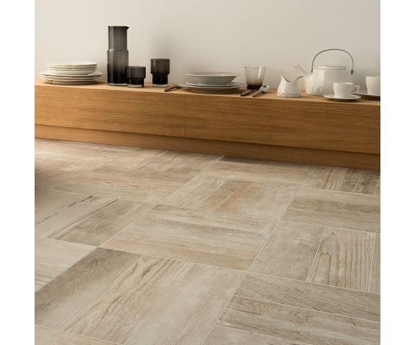 Tile - Ceramic-6.6''x39.9'' Barn Wood Beige
