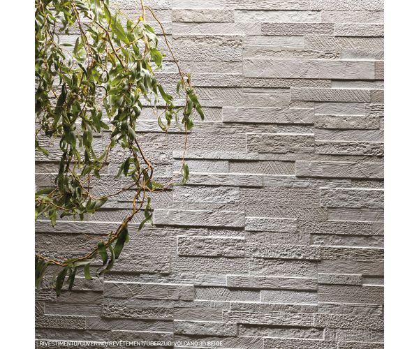 Tile - Ceramic-6X24 Volcano 3D Beige