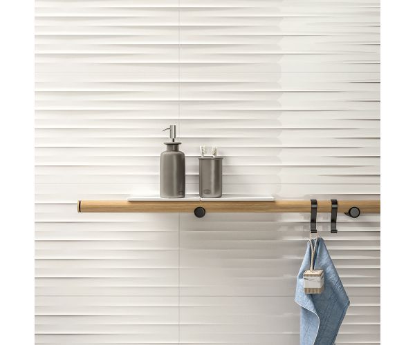 Tile - Ceramic-12''x24'' Color Code Bianco Sat. Rt