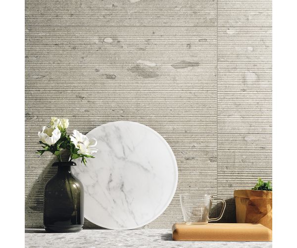 Tile - Ceramic-24X24 Moonstone Stone White Lap. Rt