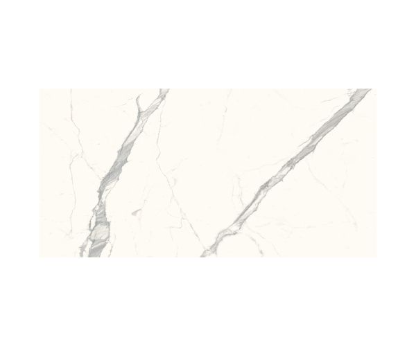 Dalles-Céramique-Sapienstone 4D 20mm Calacatta Statuario A Bookmatch Pol (63X126po)