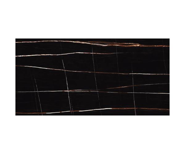 Dalles-Céramique-Grande Marble 12mm Sahara Noir Lux (64X127.5po)