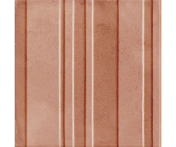 Tile - Ceramic-8X8 Artcraft Struttura 3D Bande Cotto