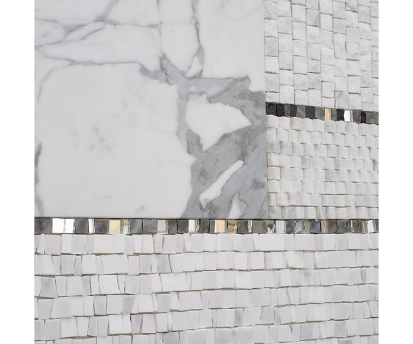 Fabrication CIOT - Studio-Abstracto Caselle Bianco 1C - 56X56