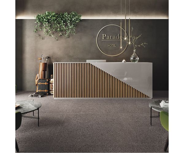 Tile - Ceramic-24''x48'' Parade Dark Grey Nat. Rt Prtu 12Dg Rm