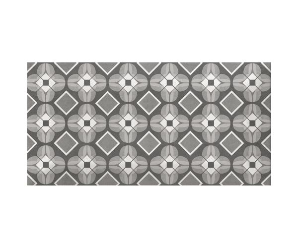 Mosaic-3''x6'' Metro Patchwork B&W (Random Mix Of 16)