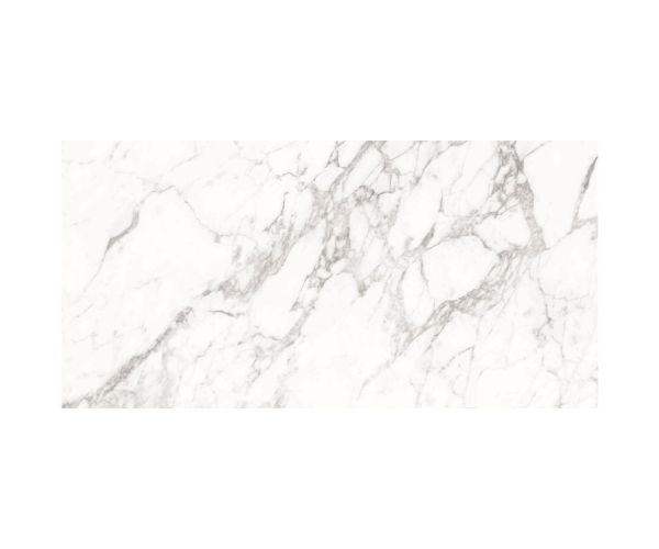 Tuile-Céramique-24X48 Marbles Sabine White Rt. Pol.