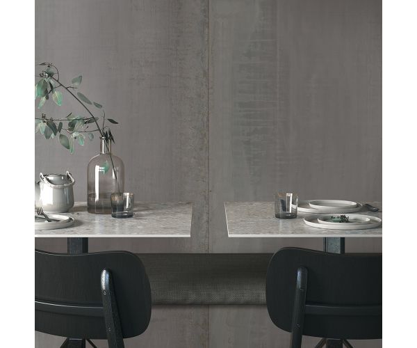 Slab - Ceramic-Grande Metal 6mm Iron Light Nat (64X128in)