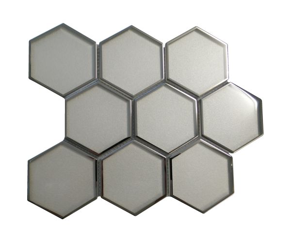Mosaic-2.95'' Hexanium Oyster Grey