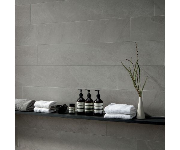 Tile - Ceramic-4X24 Nuances Grey Decor Signs