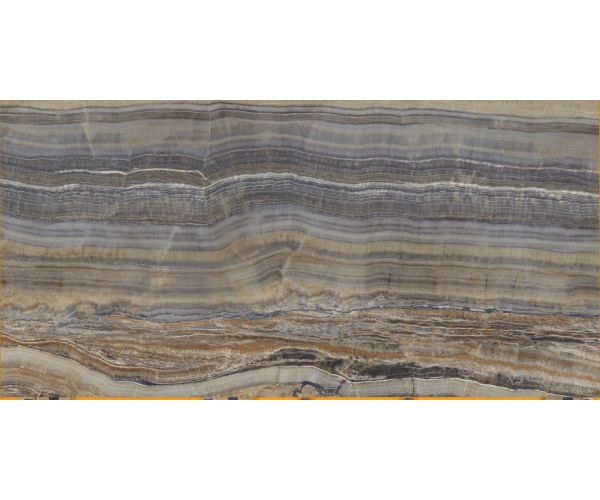 Dalles-Céramique-Maxfine Marmi 6mm Onice Grigio Lev (59X118po)
