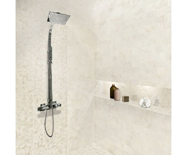 Tuile-Céramique-24X24 Alabastro Grigio Rt