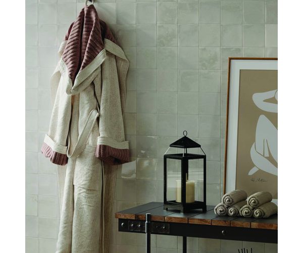 Tile - Ceramic-2X8 Marrakech Light Grey Brick Glossy