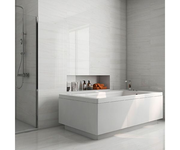 Tile - Ceramic-6X18 Lassa White Bright Wall