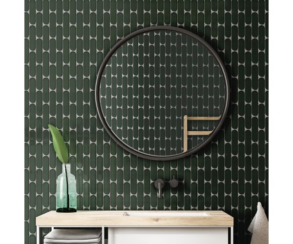 Tile - Ceramic-2X8 Oblong Forest