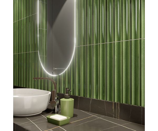 Tile - Ceramic-7X16 Jazz Green Glossy