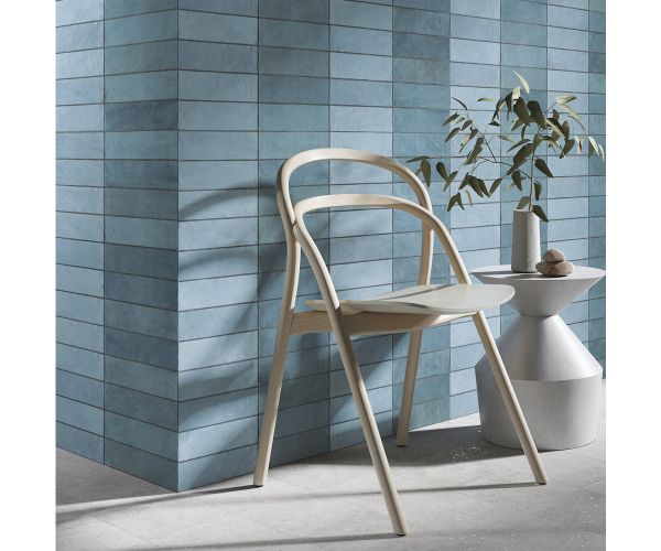 Tile - Ceramic-2-1/2X8 Sahn Trim Aqua Matt