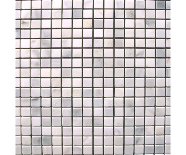 Mosaic-5/8''x5/8'' Classic White Mosaic Polished