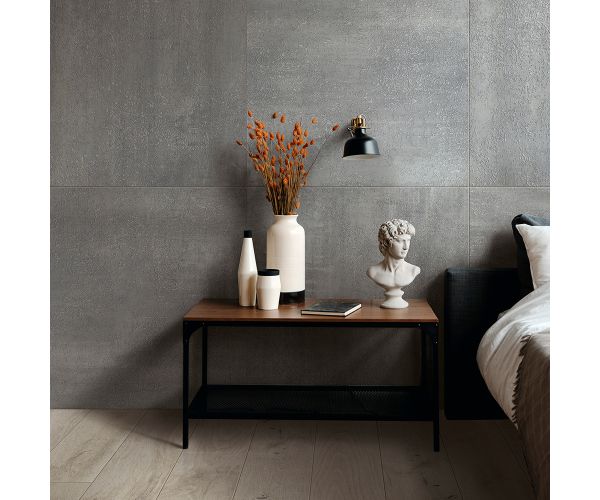 Tile - Ceramic-29.5X59 Ironstone Argento Nat. Rt