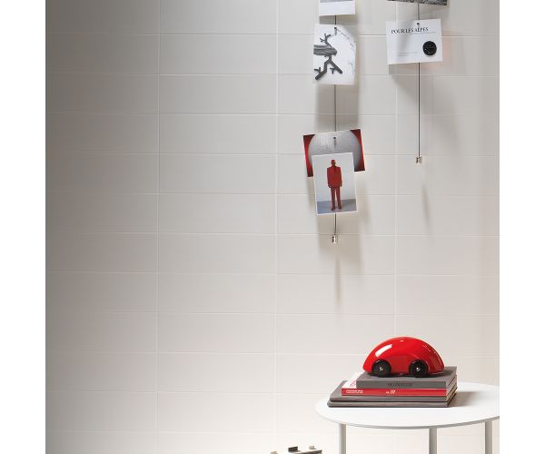 Tile - Ceramic-4''x12'' Sistem C Arch. Wall Bianco Luc.