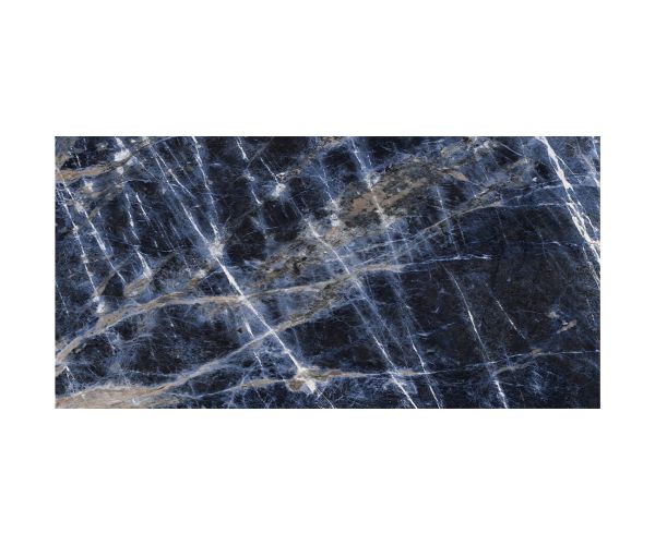 Slab - Ceramic-Grande Marble 6mm Sodalite Blu A Bookmatch Lux (64X128in)
