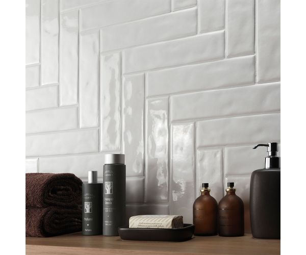 Tile - Ceramic-2.5''x10'' Color Trend White Matt