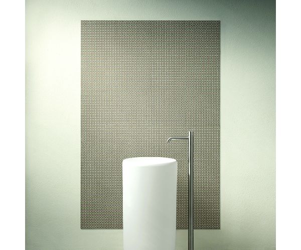 Mosaic-12X12-0.75X0.75 Flicker Mud Mosaic Mesh Mounted