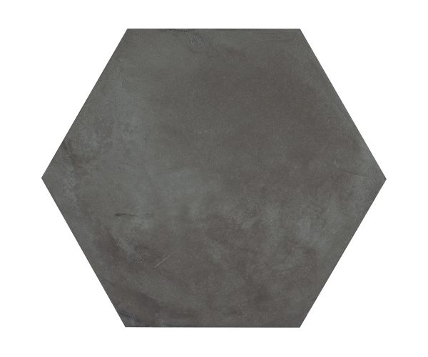 Tile - Ceramic-8.5''x10'' Terra Esagono Nero