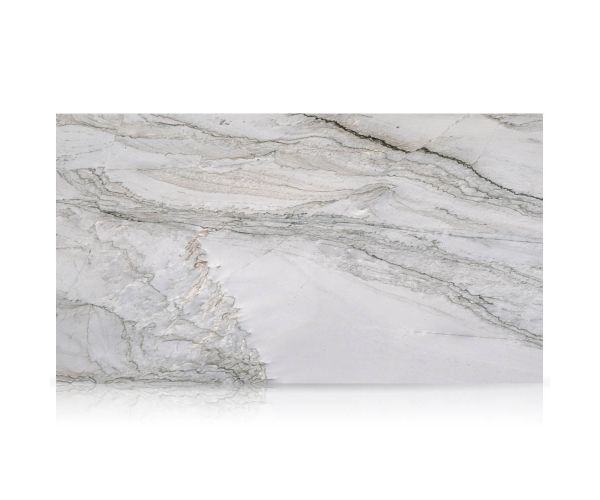 Slab - Stone & Other-Quartzite Opus White Leather Finish 1 1/4''