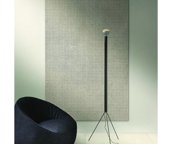 Mosaic-12X12-0.75X0.75 Flicker Mud Mosaic Mesh Mounted