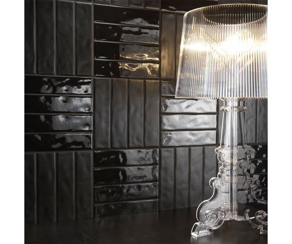 Tile - Ceramic-2.5''x10'' Color Trend Black Matt
