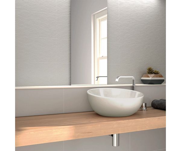 Tile - Ceramic-8''x24'' Whites Blanco Brillo