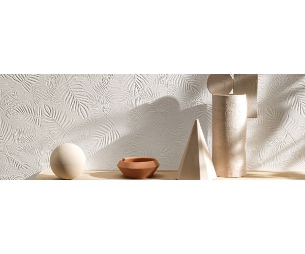 Tuile-Céramique-16X32 3D Wall Carve Whittle White