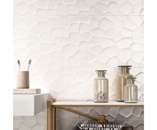 Tile - Ceramic-12''x24'' Color Code Bianco Sat. Rt