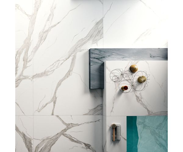 Slab - Ceramic-GIGANTEC 12mm STATUARIO MANHATTAN A LEV (63X126in)