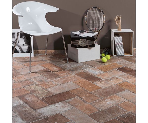 Tile - Ceramic-2.5''x10'' Brick Bristol Red