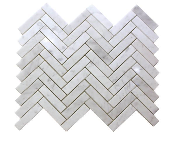 Mosaic-¾''x3'' Collection Bianco Carrara Arrow M Polished