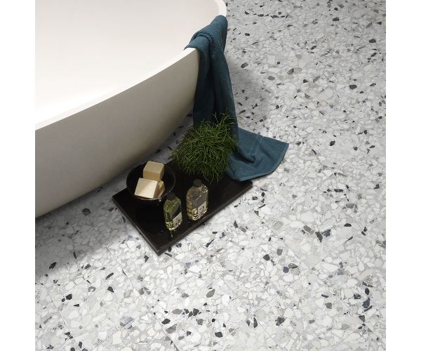 Tile - Ceramic-8 Recycle River Esagona White
