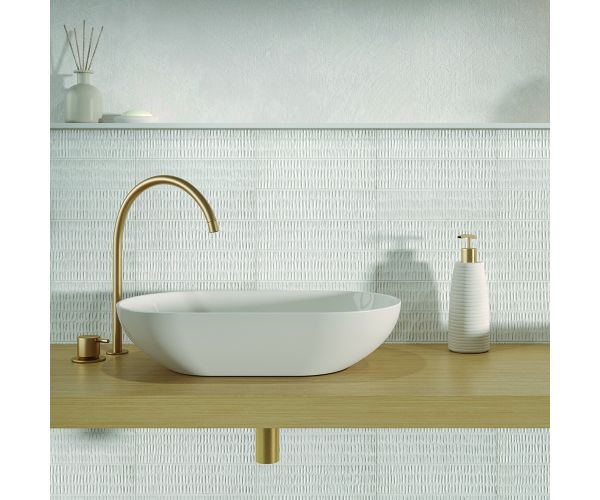 Tile - Ceramic-2.4 X 9.7 Lagoon White Nat