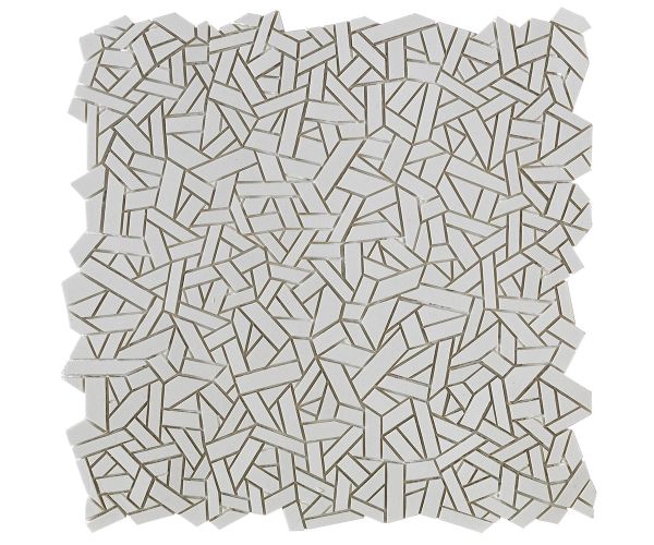 Mosaic-Textures Fasce Lisce Mos. Carrara