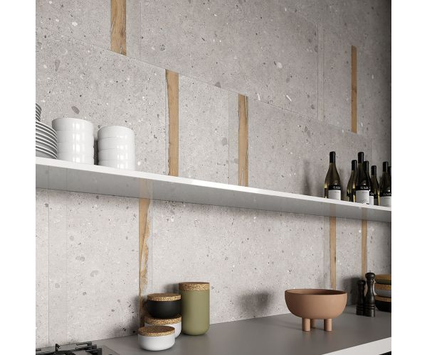 Tile - Ceramic-2-1/2X24 Ego Grigio Nat.