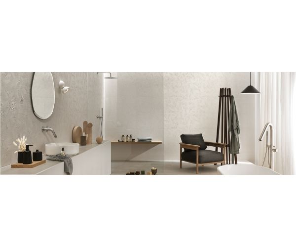 Tuile-Céramique-16X32 3D Wall Carve Whittle White
