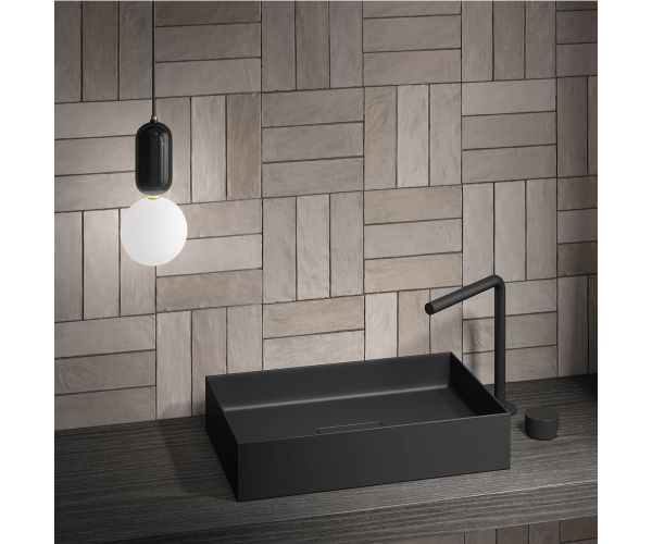 Tile - Ceramic-2-1/2X8 Sahn Trim Taupe Matt