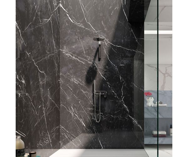 Slab - Ceramic-GIGANTEC 12mm NERO MARQUINA A NAT (63X126in)