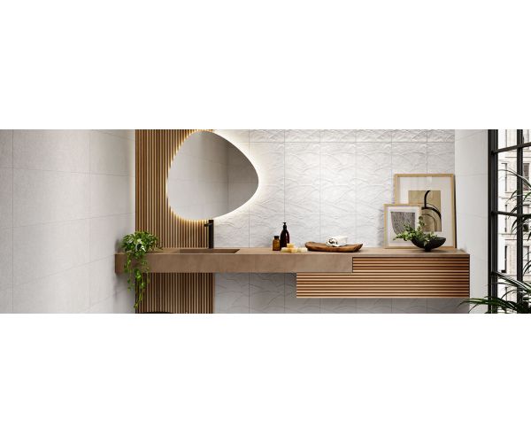 Tile - Ceramic-12X36 Santorini Concept White Pure Matt Rt