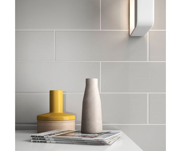 Tile - Ceramic-3''x6'' Color Tender Gray Bright