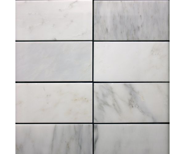 Tile - Stone & Other-Classic White 3''x6'' Subway Polished (Loose)