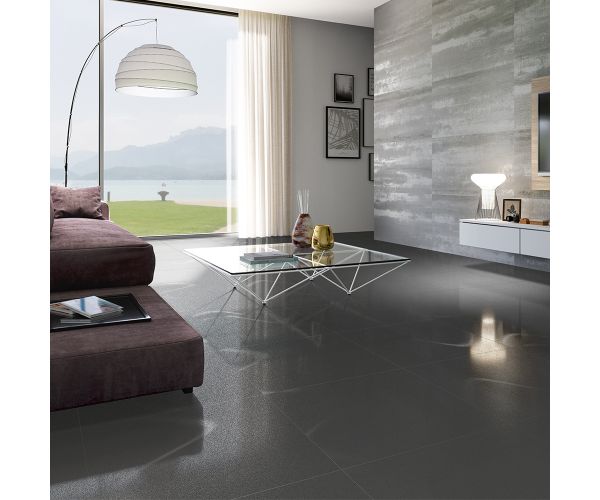 Tile - Ceramic-12X24 Akila Black Lux